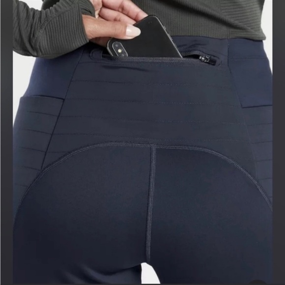 Athleta Peak Hybrid Fleece Tight Black Small - Picture 8 of 10